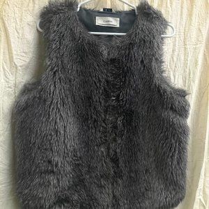 Faux Fur Vest - Size Medium